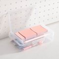 thumbnail image 1 of Pencil Box Organizer, Pencil Case Box Storage Container for Organizing with Snap Lid, Big Capacity Stackable Plastic Pen Pouch for Craft Hobby Art Supplies Journaling Stationery Sticker, 1 of 9