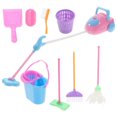 thumbnail image 1 of SNNROO 9PCS Well Design Funny Cleaning Toy Kids Mini House Cleaning Equipment Toy, 1 of 7