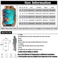 thumbnail image 3 of CHUANK T-Shirts pour Femmes à Manches Trois-Quarts, Coupe Ajustée à Motif Floral, T-Shirts Blancs, Chemises pour Femmes, Manches 3/4 au Coude, Col Rond, Chemises Décontractées pour Femmes, Liquidation, Blouses et Hauts Boho, Vert TG, 3 of 7