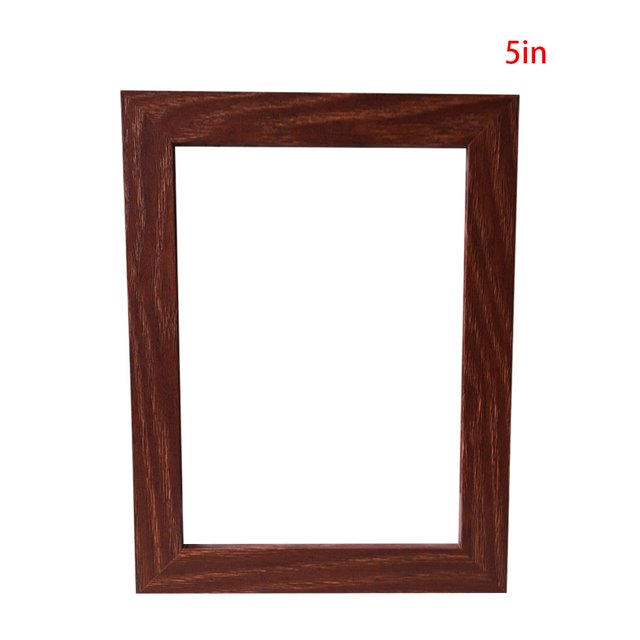 Wooden Wall Picture Frame Living Room Bedroom Hallway Scene Photo Family Photograph Storage Frame 5 Inch