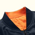 thumbnail image 3 of RXIRUCGD Veste Décontractée à Manches Longues pour Hommes, Bleu Foncé, Taille : 2TG, 3 of 8
