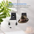 thumbnail image 4 of Game Controller Headset Stand, Easy Installation Controller Wall Mount Holder Strong Bearing Capacity 2pcs Black Space Saving  for Game Accessories, 4 of 8
