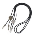 thumbnail image 2 of Indian Western Cowboy Bolo Ties Rodeo Dance Necktie Shoestring Bola Tie, 2 of 8
