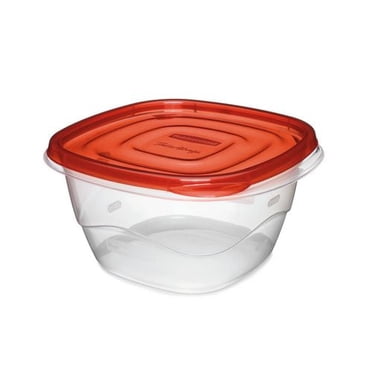Rubbermaid TakeAlongs Food Storage Container, Deep Squares, 5.2 Cup
