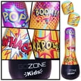 thumbnail image 4 of GoZone Kids Inflatable Punching Bag Set – Multi-Color, 4 of 9