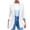 White, variant on EGNMCR Womens Blazer Jackets, Long Sleeve Lapel Open Front Pockets, Casual Work Office Blazers, Button Jacket Suit Womens Ladies Solid Turn Down Collar Jacket Long Sleeve Coat Outerwear Women Coat