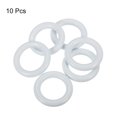 thumbnail image 3 of Unique Bargains 10Pack 55mm(2.2-inch) Wood Rings, Natural Smooth Colorful Wood Circles, White, 3 of 4