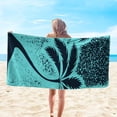 thumbnail image 1 of Microfiber Beach Towel Super Colorful Bath Towel Sandproof Beach Blanket Multi-Purpose Towel For Travel Swimming Pool 30x60 Inch, 1 of 8