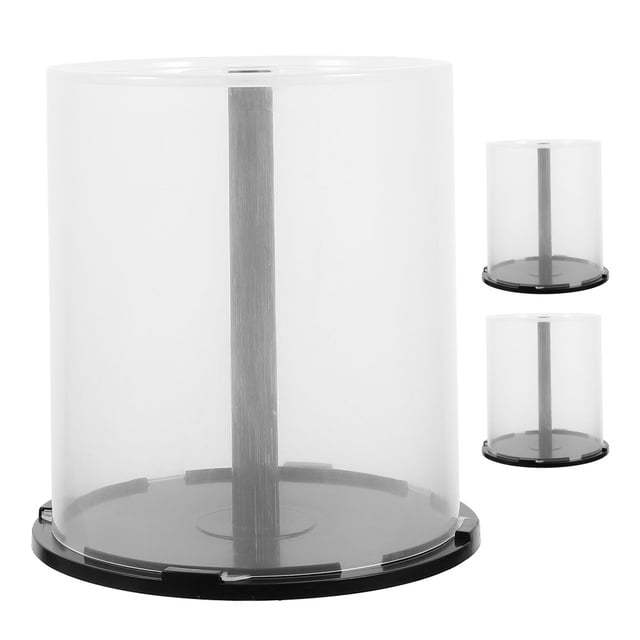 CD Storage Bin for 100 Discs Large Capacity CD DVD Case with Pullout Feature Made of Durable PP