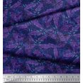 thumbnail image 3 of Soimoi Poly Georgette Fabric Palm Leaves Print Fabric by The Yard 42 Inch Wide, 3 of 3