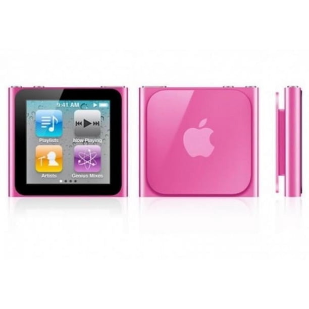 Pre-Owned Apple iPod Nano 6th Gen 8GB Pink MP3 Player + 1 CPS