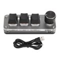 thumbnail image 1 of Mini Mechanical Keyboard,Mini Custom Keyboard 3 Programming Macro Keyboard Key Mechanical Keyboard Exceptional Craftsmanship, 1 of 8