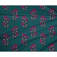 thumbnail image 4 of oneOone Polyester Lycra Fabric Leaves & Floral Block Print Fabric By The Yard 56 Inch Wide, 4 of 4