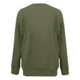 thumbnail image 3 of MesaSe Femmes Tops Cou Femmes Chemises Coton Femmes Chemises de Mode Décontractée Tops Femmes Casual Manches Courtes Tops Armée Vert L, 3 of 4
