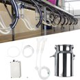 thumbnail image 3 of Goat Milking Machine, Milking Machine, Stainless Steel Milk Suction Tank Goat Sheep For Milk Suction Tank Milking Kit Household US Plug, 3 of 8