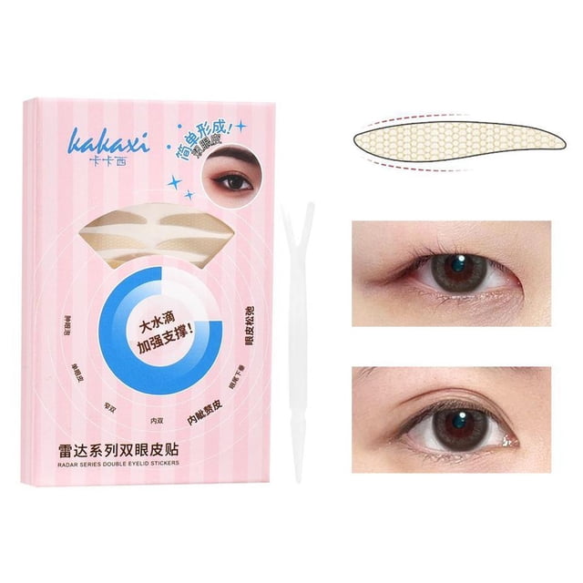 Invisible double eyelid tape,naturally enhanced eyelid hold lines,