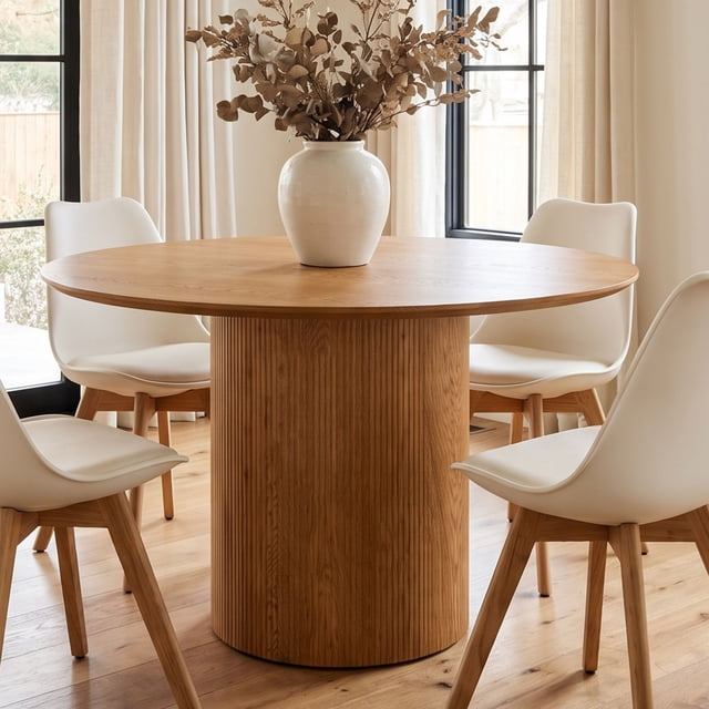 Aykah Lark Round Dining Table, 39.5