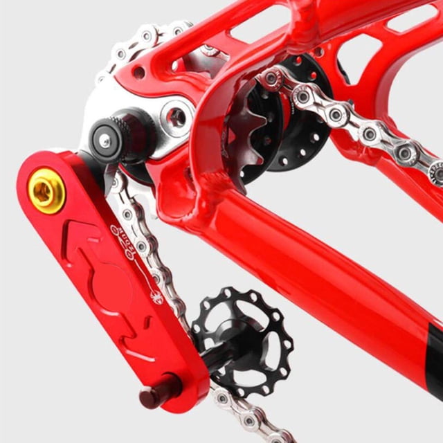 kurtrusly Vélo 13T Volant d'Inertie à une Vitesse Kit de Conversion en Alliage d'Aluminium Argent