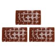 thumbnail image 3 of Moule de Cuisson, Moules en Silicone Multifonctions 3pcs 24 Trous pour Mousse pour, 3 of 8