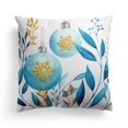 thumbnail image 3 of Watercolor Christmas Throw Pillow Cover Cushion Case for Sofa Couch 18" x 18" Inch ，4PCS,Pattern 16, 3 of 4