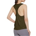 thumbnail image 4 of BLCHUNen Camisoles pour Femmes Col Rond Chandail Sans Manches Dos Ouvert Léger Extensible Décontracté Sport Actif Gym Blouses Tendance, 4 of 4