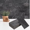 thumbnail image 1 of StyloVue 100 Pieces Peel and Stick Backsplash for Kitchen, 3" x 6" PVC Subway Tile 2025 Upgraded Black Slate Backsplash Stick on Tile Elevate Kitchen Fireplace RV, 1 of 8