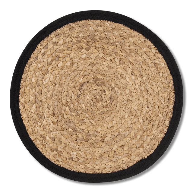 Bouclair Round Natural Fiber Placemat 14.2 X 14.2 in (36.07 X 36.07 cm)