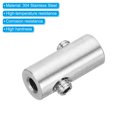 thumbnail image 4 of Unique Bargains 3mm Hole Wire Rope Clips Set, 2 Pcs Brass Double Holes Cable Clamps with M4 Hexagon Screw Spanner, Silver, 4 of 7