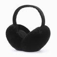 thumbnail image 1 of serony Cache-Oreilles Pliables Cache-Oreilles Chaud Doux Mode Unisexe Adorable Cache-Oreilles Résistant au Froid Chauffe-Hiver Cache-Oreilles à Rabat Femmes Intérieur Noir, 1 of 9