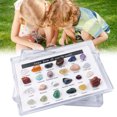 thumbnail image 3 of Christmas Advent Calendar Christmas Ore Toys Christmas Advent Calendar 24 Pcs Ore Toys Natural  Agate Stone Rocks Mineral Gift Box Toys Christmas Ore Toys For School Dormitory, 3 of 8