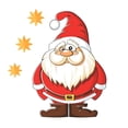thumbnail image 3 of Xingzhi Christmas Static Sticker Fridge Window PVC Decal Home Office Shop Self-adhesive Decoration, Long Hat Santa Clause, 3 of 7