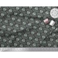 thumbnail image 3 of Soimoi Black Rayon Fabric Filigree Damask Decor Fabric Printed Yard 56 Inch Wide, 3 of 3