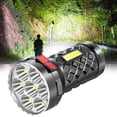thumbnail image 1 of EGNMCR Camping & Hiking LED Flashlight Eight Highlight Lamp Beads Super Bright Rechargeable Camping Flashlight Table Lamp Outdoor Lighting flash light, 1 of 9