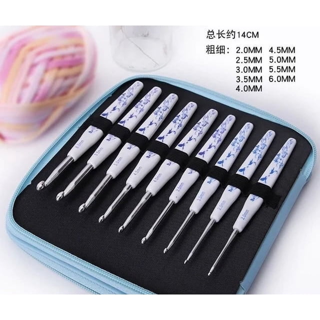 DIY Knitting Tool Set Hooked Crochet Storage Bag Tool Set DIY Woven Bag Sweater Yarn Anti Slip Crochet