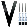 thumbnail image 2 of House Letters for Outside House Numbers and Letters for Outside Modern Floating Acrylic Decorative House Letters with Nail Kit Easy To Install Door Address Letters for Home Garden Office Apartment, 2 of 3