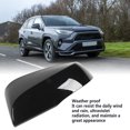 thumbnail image 3 of Black Fadeless Weather Resist Rearview Mirror Cover Cap, Enhance Look, Easy Installation, Original Sizes, Applicable with Turn Signal Lights, for, 3 of 7