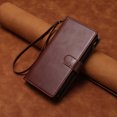 thumbnail image 5 of Compatible avec iPhone 14 Pro Max Étui Portefeuille Premium à Fermeture Éclair Grand Espace Flip en Cuir PU, 5 of 5