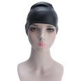 thumbnail image 1 of Bonnet de Bain en Silicone Imperméable, Cache-Oreilles, Uni 3D, pour Piscine Gonflable de Poche, 1 of 8