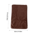 thumbnail image 3 of Aodebiao Premium Lambskin Sofa Armrest & Headrest Cushion Set with Storage Pockets - Waterproof, Scratch-Resistant - Fits Most Chairs (22.5x15 Inches, 6 Colors), 3 of 6