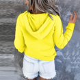 thumbnail image 5 of Timegard Women's Hoodies Casual Long Sleeve Solid Color Sweatshirt Fall Winter Loose Pullover with Pocket, 5 of 5