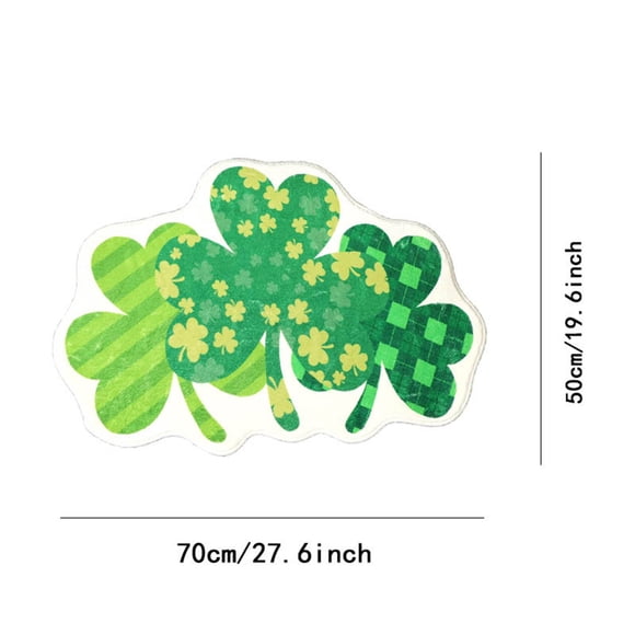 Clearance! St. Patrick's Day Decorative Floor Mats Non-Slip Mat Washable Carpet Absorbent Bath Mat Door Mat Bedroom Living Room Soft Tufted Carpet Bathroom Decoration Clearance Items Sale Items Today
