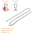 thumbnail image 2 of Unique Bargains Purse Chain Strap, 32' Purse Strap Shoulder Bag Replacement Strap, White&Silver, 2 of 6