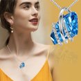 thumbnail image 1 of Jusqu'à 65 % de Réduction sur les Colliers SMihono pour Femmes, Collier Pendentif Géométrique en Strass, Bijou Cadeau, 1 of 3