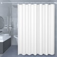 thumbnail image 4 of Doublure de Rideau de Douche Imperméable - Rideau de Salle de Bain Robuste et Anti-Moisissure pour Baignoire avec Crochets, Aucune Perceuse Requise, 4 of 6