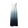 thumbnail image 4 of Kcodviy Robes Maxi pour Femmes Robes Maxi Été Sans Manches Boho Décontractées Robes de Cocktail pour Femmes Décontractées à Col en V Longues Robes Midi d'Été pour Femmes Robe de Plage pour les Vacances, 4 of 5
