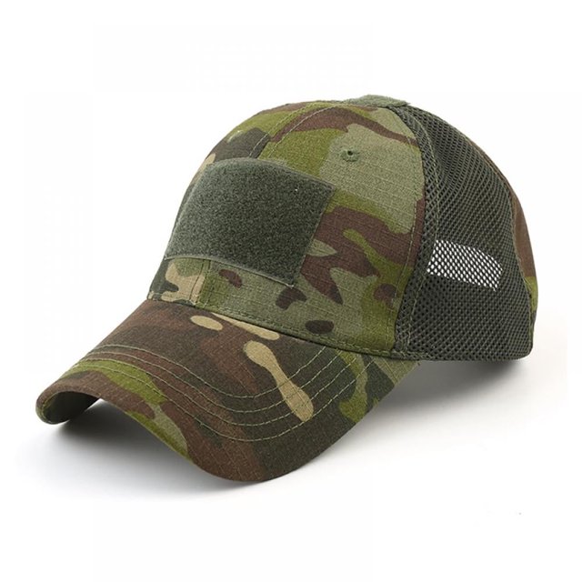 Camouflage Construit Camionneur Tactique Spécial ForcesPatch Casquette de Baseball