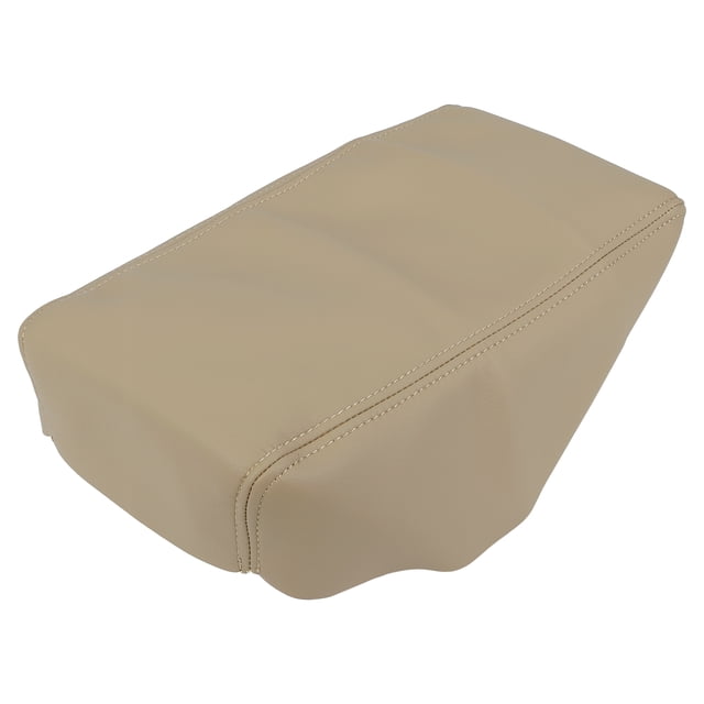 Unique Bargains Beige Center Console Lid Armrest Pad Cover Replacement Microfiber Leather for Nissan Altima 2007-2012