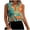 Multicolor#tops for office wear women, variant on Dazajoo Casual Sleeveless Tops for Women Summer Casual Funny Print Collared Button Down Tank Top Plus Size Elegant Stretch Business Office Work Blouses Multicolor,XXXL