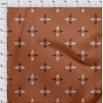 thumbnail image 3 of oneOone Silk Tabby Fabric Arrow Ikat Print Sewing Fabric BTY 42 Inch Wide, 3 of 4