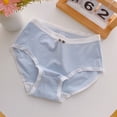 thumbnail image 3 of Ultra-Soft Cotton Imitation Girls Underwear - Breathable Mid Rise Hypoallergenic Panties (3-15Y), 3 of 4